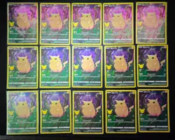 Huge Lot (25) Of Pokemon Celebrations Cards Pikachu 005,006,008/025 Holo NM - Image 1