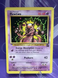 Mewtwo 14 - Black Star Promo - Pokemon Card-LP/NM - Image 1