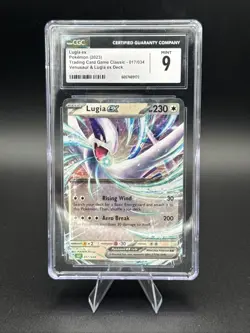 Pokemon TCG Lugia ex Trading Card Game Classic 017/034 Ultra Rare CGC 9 Mint - Image 1