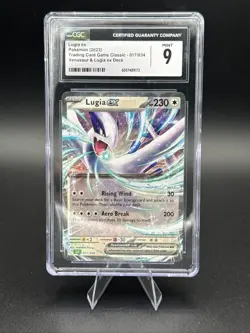 Pokemon TCG Lugia ex Trading Card Game Classic 017/034 Ultra Rare CGC 9 Mint - Image 2