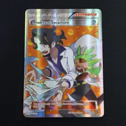 Professor Sycamore Full Art 114/114 XY Steam Siege EXC/LP Pokemon TCG Card - Image 1