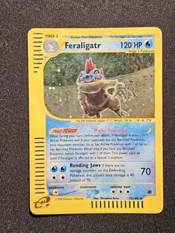 Pokemon Card Feraligatr 12/165 Expedition ENG Cosmos Holo Excellent - Image 1