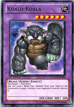 Koalo-Koala ORCS-EN094 Yu-Gi-Oh! Card Light Play 1st Edition - Image 1