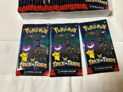 Pokemon Cards Trick or Trade 3X Booster Packs 2024 Halloween - Image 1