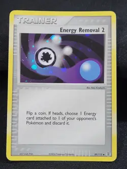 Pokemon TCG Card Energy Removal 2 FireRed & LeafGreen 89/112 Reverse Holo LP - Image 1