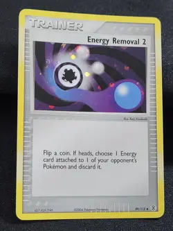 Pokemon TCG Card Energy Removal 2 FireRed & LeafGreen 89/112 Reverse Holo LP - Image 2