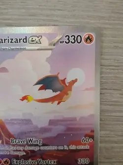 Pokemon TCG Charizard EX 151 Ultra Rare Card Scarlet & Violet Series 199/165 - Image 4