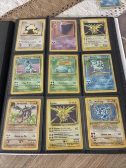 Pokemon Card Vintage Lot 9 Cards - Image 1