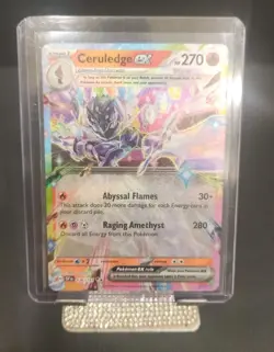 Ceruledge EX 036/191 - Double Rare Pokemon TCG Card Surging Sparks - NM - Image 1