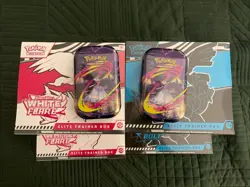 Pokemon Cards. 4 eTBs & 2 Mega Mini Tins - New - Image 1