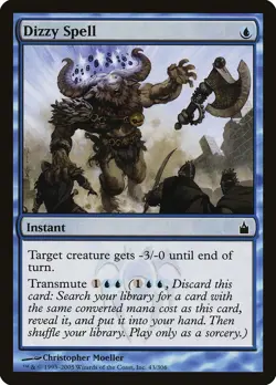 Dizzy Spell Ravnica: City of Guilds HEAVILY PLD Blue Common MAGIC CARD ABUGames - Image 1