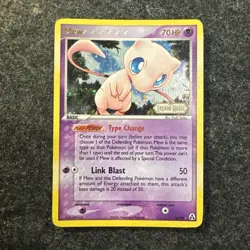 Pokemon Mew TCG Holo Rare Card 2006 EX Legend Maker 10/92 Stamped - LP Condition - Image 1
