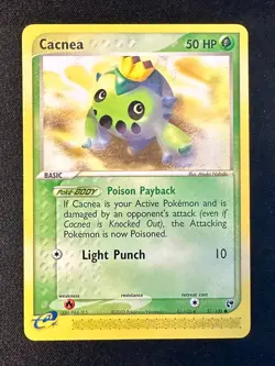 Cacnea 57/100 2003 EX Sandstorm Pokemon Card Non Holo E-Series Common - Vlp - Image 1