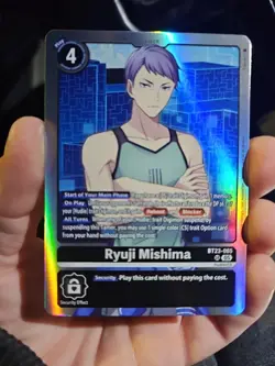 Digimon Card Game Ryuji Mishima BT23-085 SR BT23 Hackers Slumber PACK FRESH - Image 1
