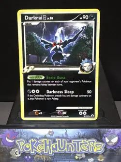 Pokemon Card Darkrai Lv. 58 3/111 Platinum Rising Rivals Reverse Holo Rare LP - Image 1