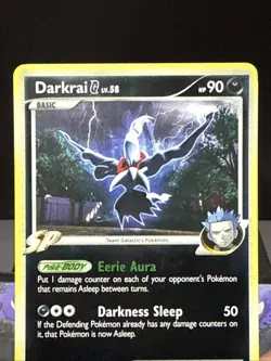 Pokemon Card Darkrai Lv. 58 3/111 Platinum Rising Rivals Reverse Holo Rare LP - Image 2