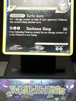 Pokemon Card Darkrai Lv. 58 3/111 Platinum Rising Rivals Reverse Holo Rare LP - Image 3