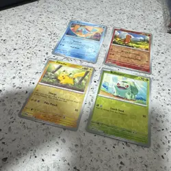 Pokemon 151 S&V Costco Promo Cards- Set Cosmos Pikachu Charmander Squirtle ✨ - Image 2