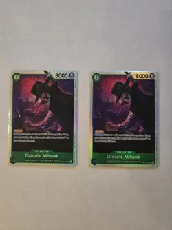 Dracule Mihawk OP12-030 Legacy of the Master Foil (SET OF 2 Cards) - Image 1