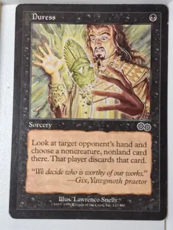 Duress - Urzas Saga - Magic the Gathering MTG Nice! - Image 1