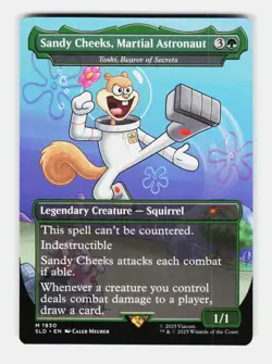 MTG: Sandy Cheeks, Martial Astronaut - Toski, Bearer of Secrets | Secret Lair Dr - Image 1