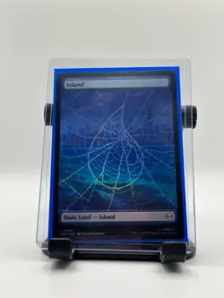 MTG, Island FOIL (0190) Full Art Borderless Marvel's $3 ORDER MIN - Spider Man - Image 1