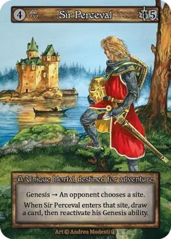 SIR PERCEVAL NM! *SORCERY: CONTESTED REALM - ARTHURIAN LEGENDS* - Image 1