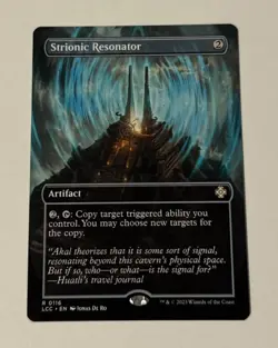 MTG Strionic Resonator - Borderless - Commander: The Lost Caverns of Ixalan NM - Image 1