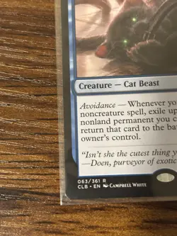 Displacer Kitten Commander Legends: Battle for Baldur's Gate CLB 063 MTG Magic - Image 2