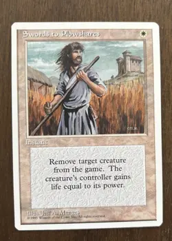 Swords to Plowshares - 4th Edition - Magic the Gathering MTG - NM/ LP - Image 1