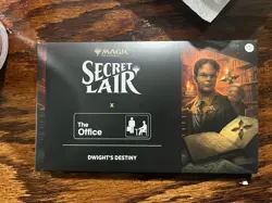 MTG SECRET LAIR X THE OFFICE DWIGHT’S DESTINY NON FOIL EDITION PRE-SALE - Image 1