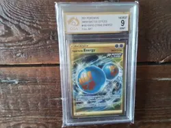 Pokemon vmax gold secret graded art sr rapid strike energy 182/163 v ex Card b24 - Image 1
