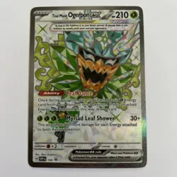 Pokemon Card Teal Mask Ogerpon Ex Promo Card 166 Black Star Promo - Image 1