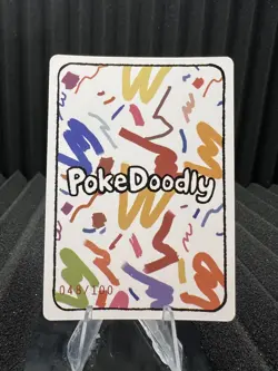 Eevee Evolutions 48/100 Numbered Hit Holo - PokeDoodly Fan Art - Pokemon - Image 2