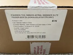 2022 Pokemon Sword & Shield Astral Radiance Sealed ETB Elite Trainer Box Case - Image 1