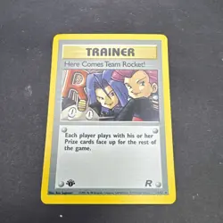 Pokemon Here Comes Team Rocket! 1st Edition Holo WOTC Team Rocket 15/82 NM/Mint - Image 1