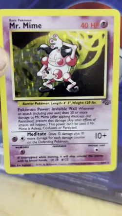 Mr. Mine Holo Rare Jungle Set 1999 WOTC Pokemon TCG 6/64 Unlimited LP - Image 2