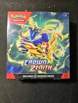 Pokemon TCG Sword & Shield Crown Zenith Booster Bundle CRZ - Factory Sealed - Image 1