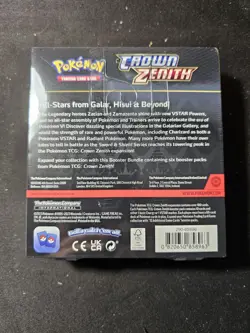 Pokemon TCG Sword & Shield Crown Zenith Booster Bundle CRZ - Factory Sealed - Image 3