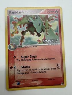 Pokemon Ex Delta Species Rapidash 52/113 Reverse Holo Stamped - Image 1