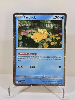 Pokemon TCG Psyduck MEP 007 Mega Evolutions Cosmos Holo Black Star Promo - Image 1