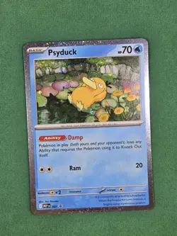 Pokemon TCG Psyduck MEP 007 Mega Evolutions Cosmos Holo Black Star Promo - Image 4