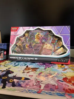 Pokemon Mimikyu EX & Alcremie EX Premium Collection Box - Factory Sealed - Image 1