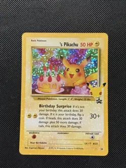 Pokemon 25th Celebrations - Birthday Pikachu - #24 - Classic Collection - MINT - Image 2