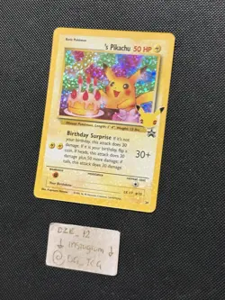 Pokemon 25th Celebrations - Birthday Pikachu - #24 - Classic Collection - MINT - Image 4