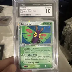 Pokemon Dustox ex EX Legend Maker Ultra Rare #86 CGC 10 Gem Mint - Image 1