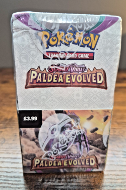 Pokemon TCG Paldea Evolved Half Booster Box 18 pack Sealed US SELLER 172019 - Image 1