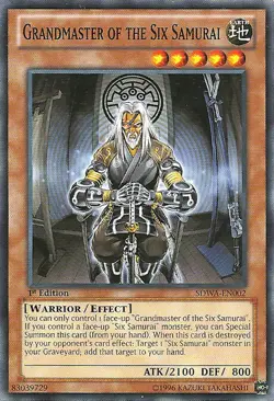 Grandmaster of the Six Samurai - SDWA-EN002 - Common - 1st Edition x3 - Lightly - Image 1
