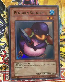 Yu-Gi-Oh! TCG Penguin Solider Holo Super Rare RP01-EN089 Retro Pack - Image 1