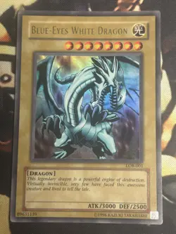 Yugioh: Blue-Eyes White Dragon - LOB-001 - Ultra Rare - Unlimited - MP - Image 1